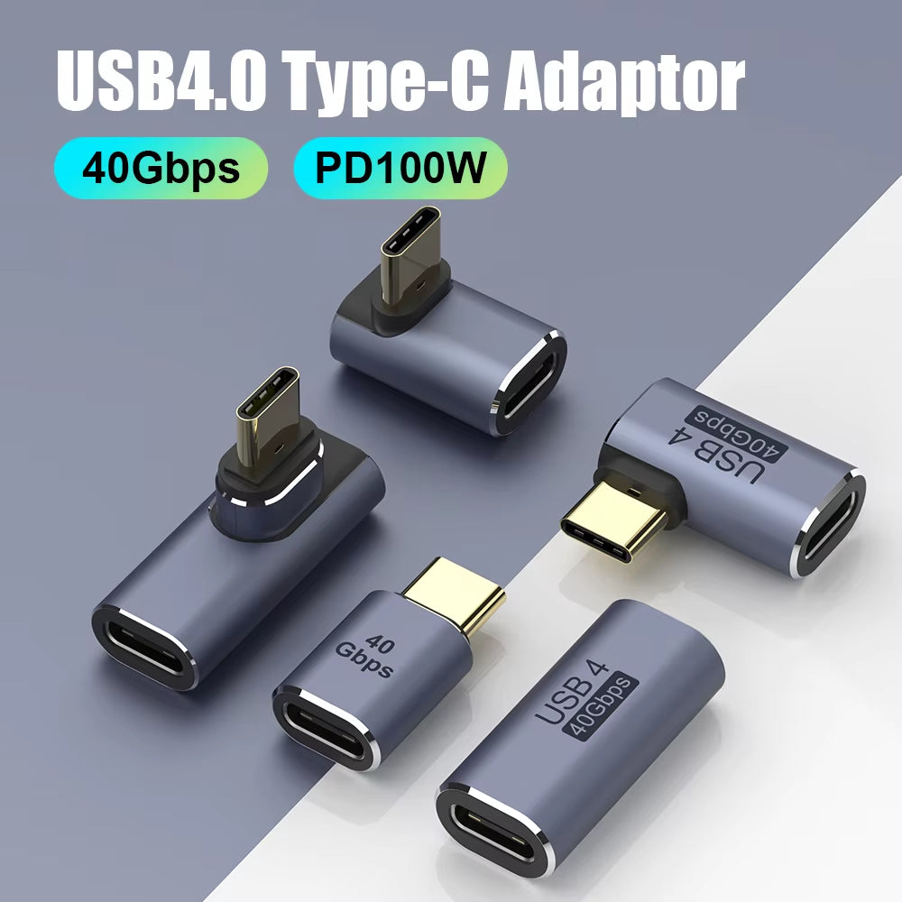 Experience Unmatched Speed and Power with the USB 4.0 PD 100W 8K 60Hz Charger Connector for MacBook - High-Speed USB C OTG Adapter with U-Shape Design