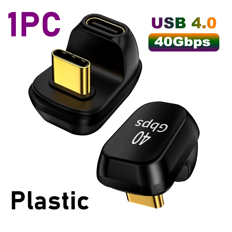 Experience Unmatched Speed and Power with the USB 4.0 PD 100W 8K 60Hz Charger Connector for MacBook - High-Speed USB C OTG Adapter with U-Shape Design