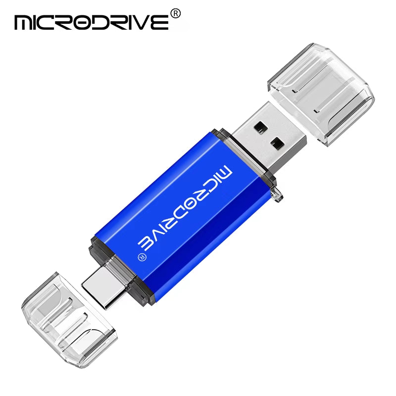 Revolutionary 2-in-1 Type C USB Flash Drive - OTG Compatible with USB 2.0, Available in Multiple Capacities!