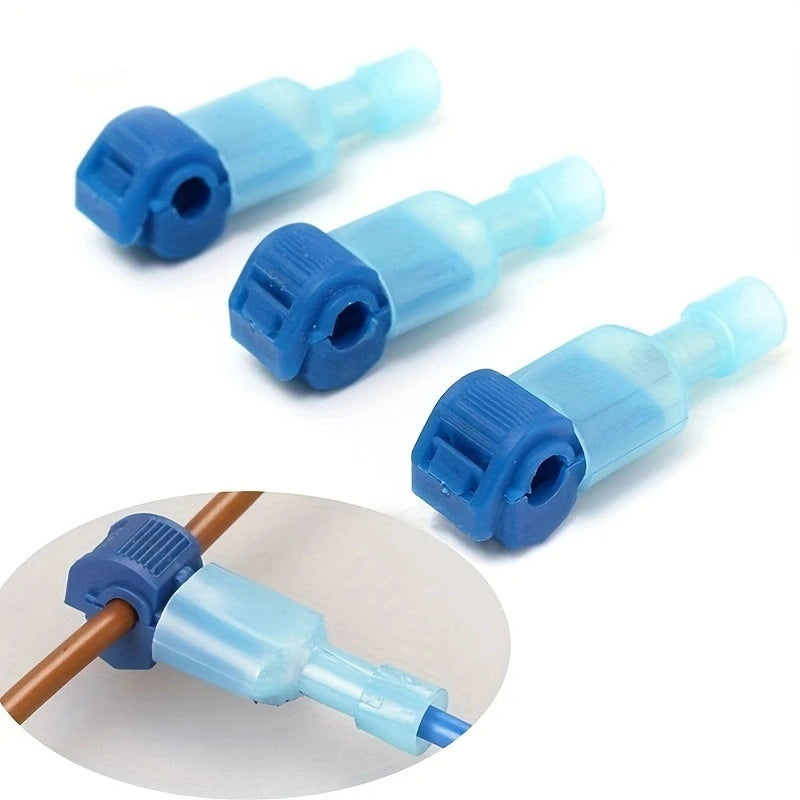 Effortless Wiring Solutions: 20 Pairs of Quick Snap Splice Lock Wire Terminals for Secure Electrical Connections