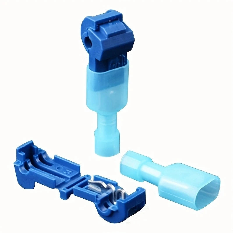 Effortless Wiring Solutions: 20 Pairs of Quick Snap Splice Lock Wire Terminals for Secure Electrical Connections