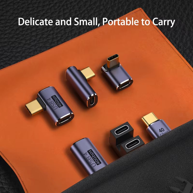 Experience Unmatched Speed and Power with the USB 4.0 PD 100W 8K 60Hz Charger Connector for MacBook - High-Speed USB C OTG Adapter with U-Shape Design
