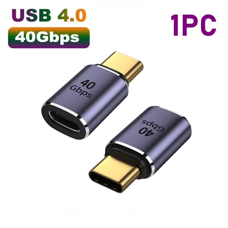 Experience Unmatched Speed and Power with the USB 4.0 PD 100W 8K 60Hz Charger Connector for MacBook - High-Speed USB C OTG Adapter with U-Shape Design
